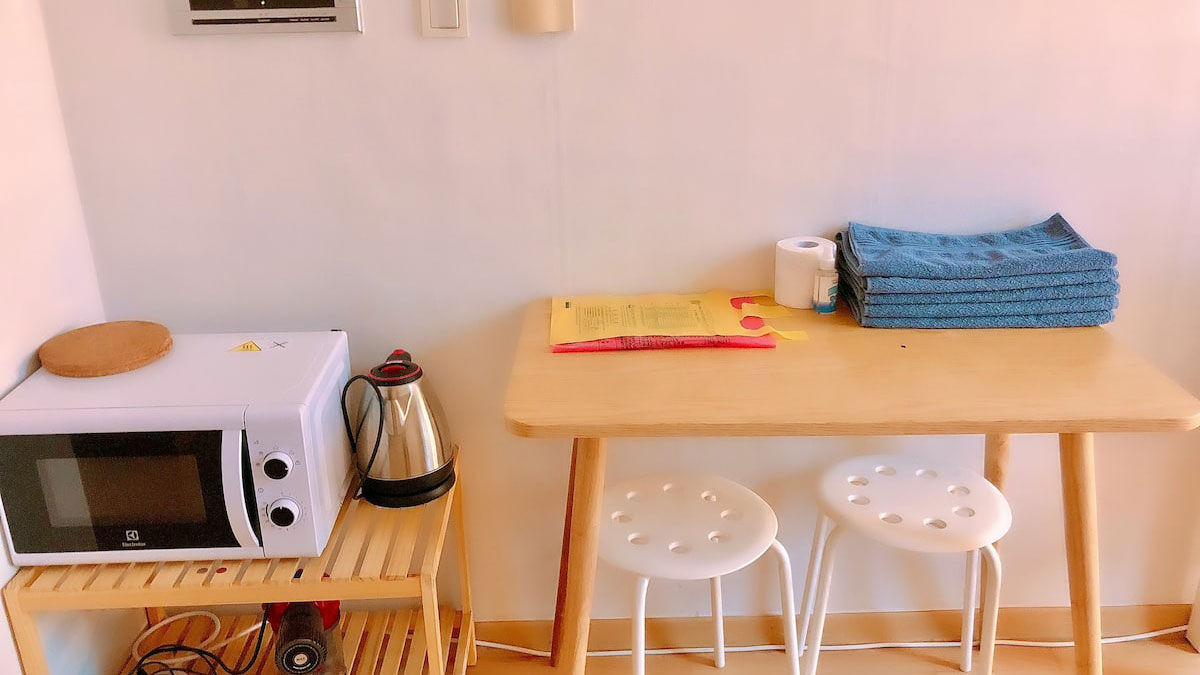 kitchen2 в квартире рядом с больницей бунданг ча корея