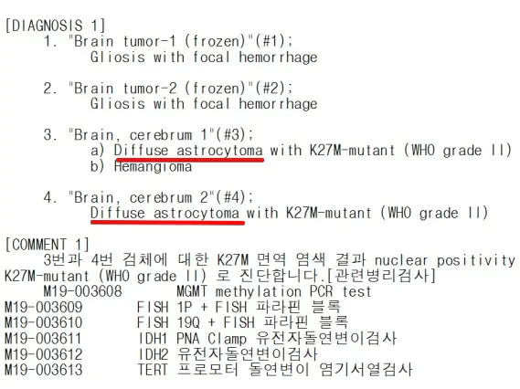 Medmost | Отзыв пациента: лечение опухоли головного мозга в Корее Результаты анализов показывают наличие раковой опухоли diffuse astrocytoma — диффузная астроцитома
